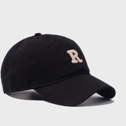 Classic Curved Brim Baseball Cap - Adjustable Fit for Men
