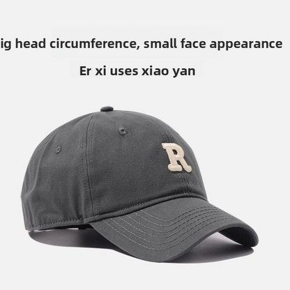 Classic Curved Brim Baseball Cap - Adjustable Fit for Men