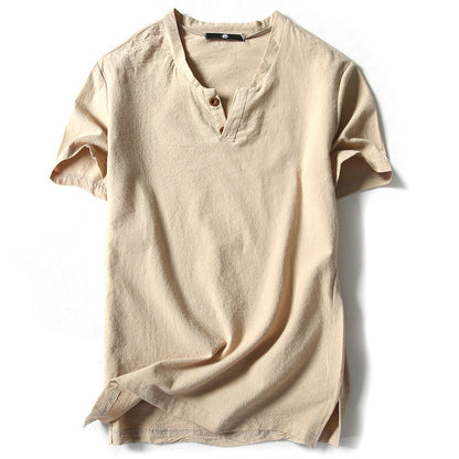 The Harbour Tee — Linen Blend