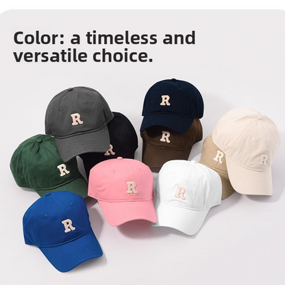 Classic Curved Brim Baseball Cap - Adjustable Fit for Men