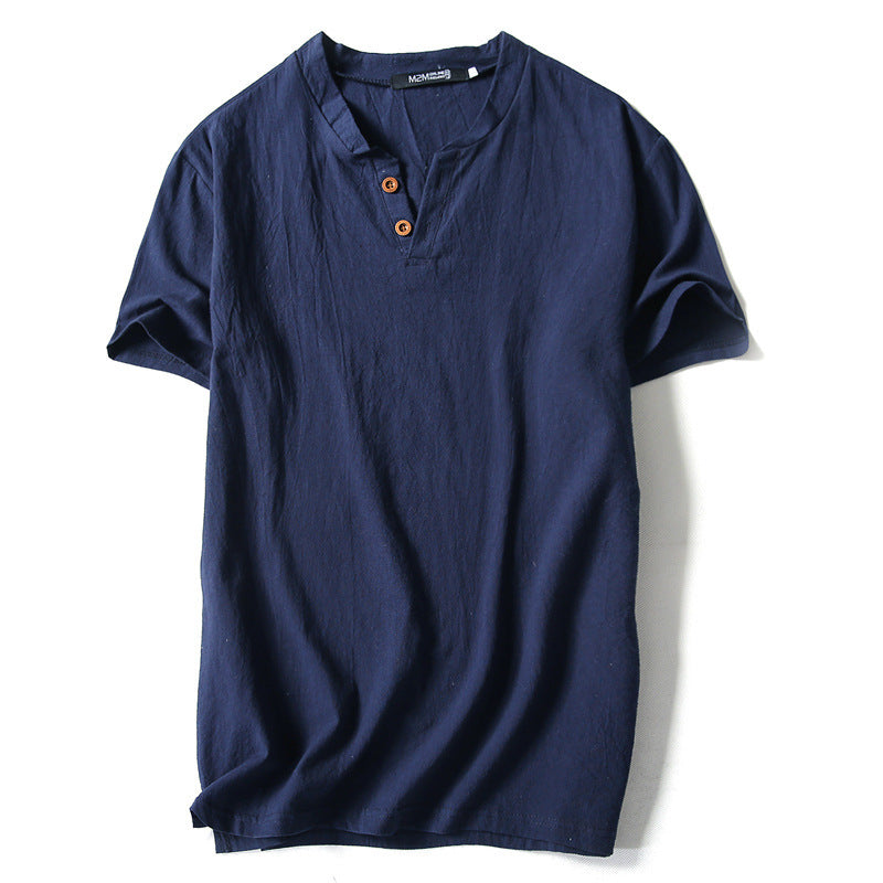 The Harbour Tee — Linen Blend