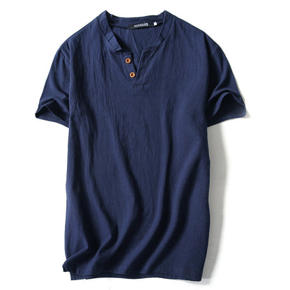 The Harbour Tee — Linen Blend