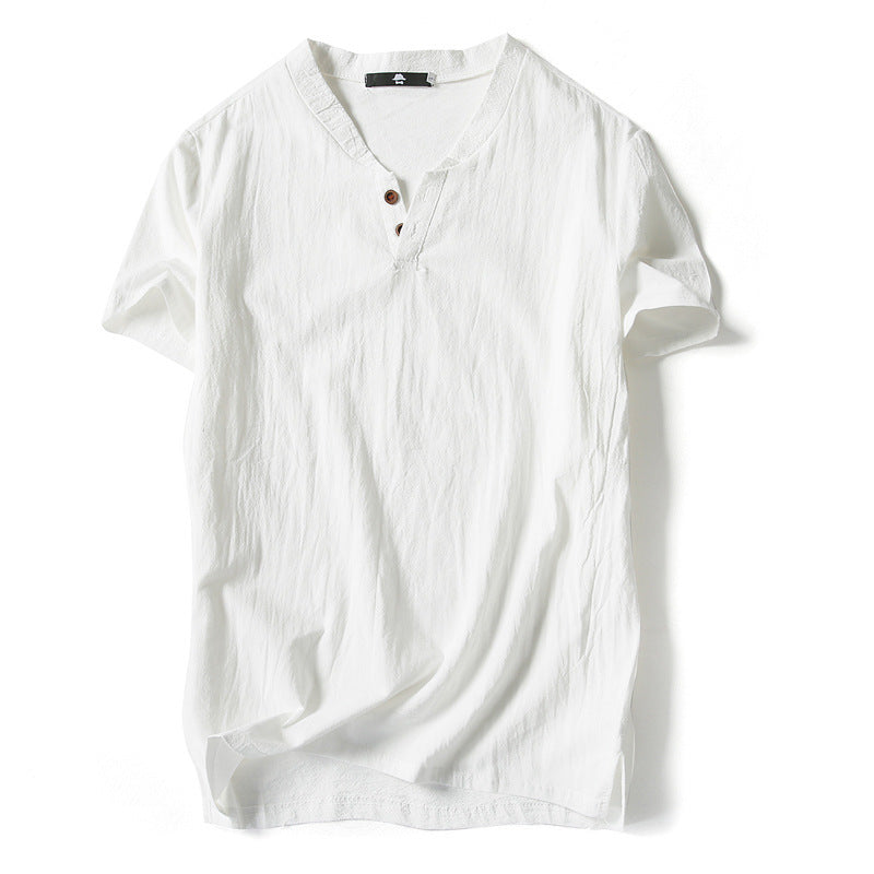The Harbour Tee — Linen Blend