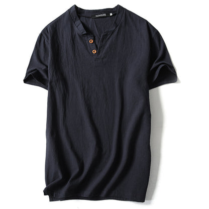 The Harbour Tee — Linen Blend
