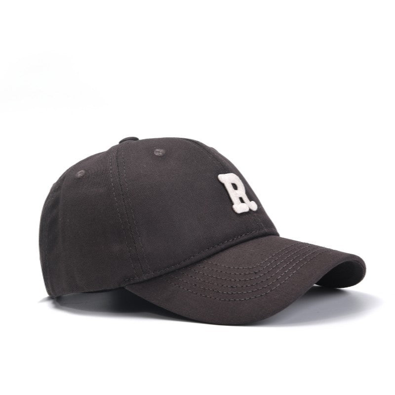 Classic Curved Brim Baseball Cap - Adjustable Fit for Men
