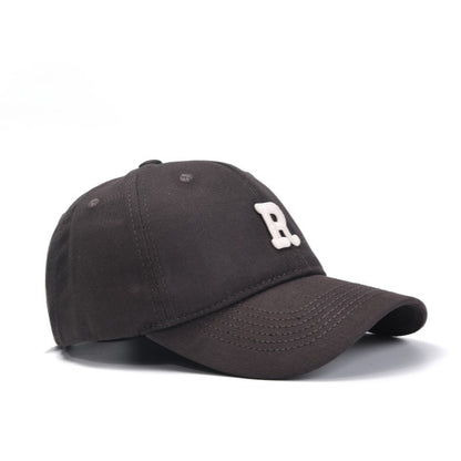 Classic Curved Brim Baseball Cap - Adjustable Fit for Men
