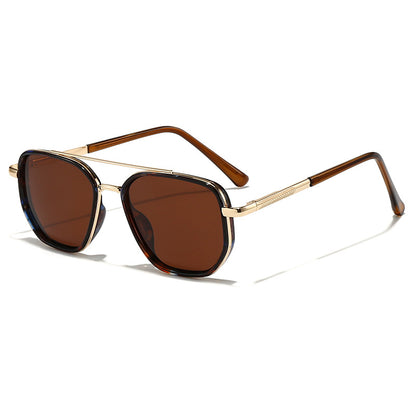 The Riviera Shades - Polarized Gold Frame