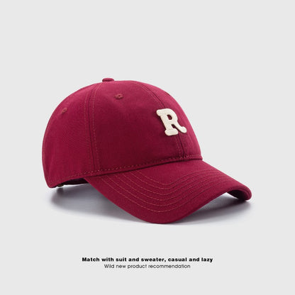 Classic Curved Brim Baseball Cap - Adjustable Fit for Men