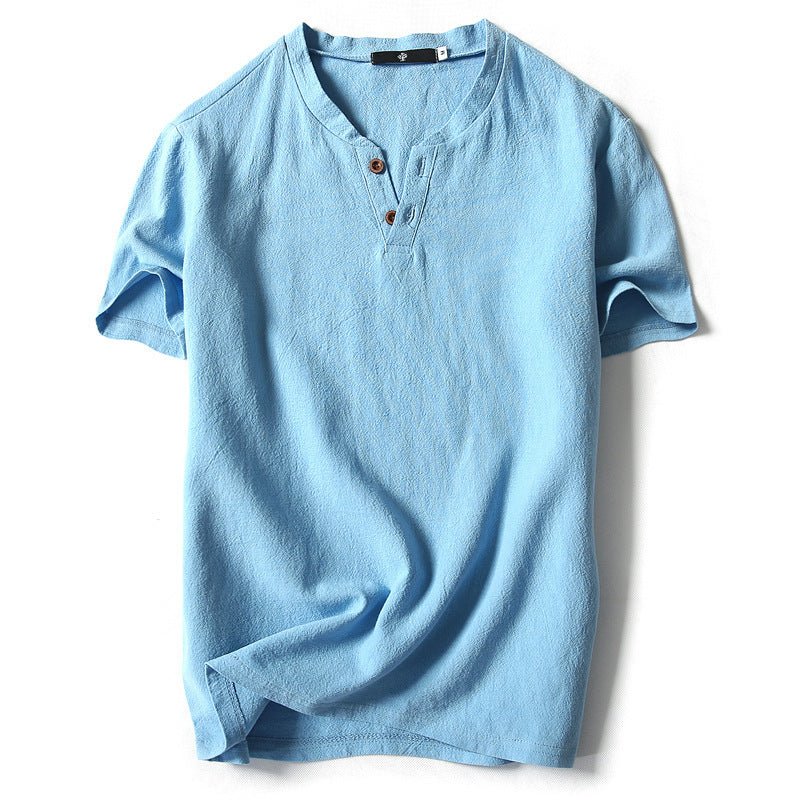 The Harbour Tee — Linen Blend