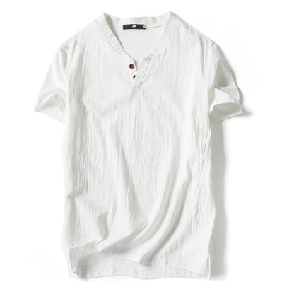 The Harbour Tee — Linen Blend