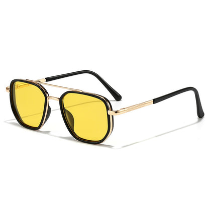 The Riviera Shades - Polarized Gold Frame