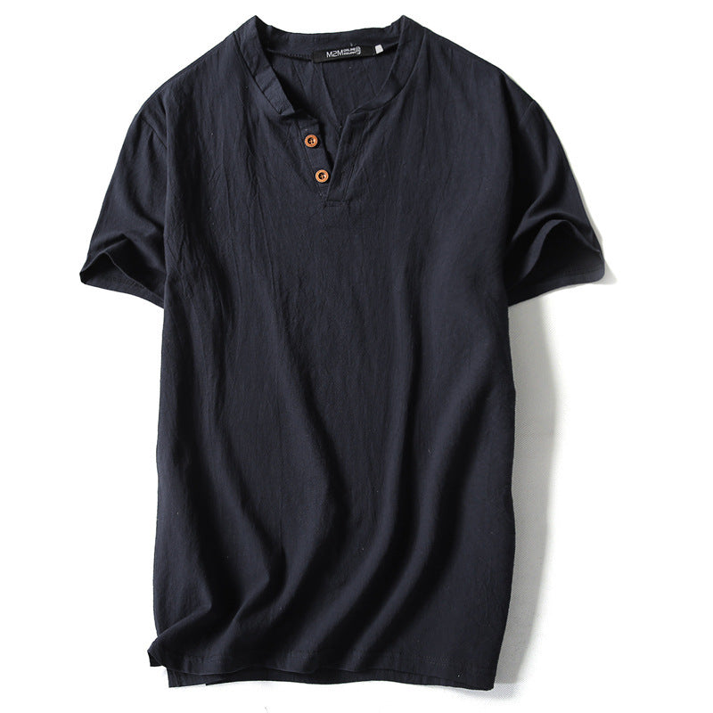 The Harbour Tee — Linen Blend