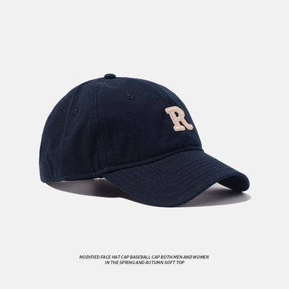 Classic Curved Brim Baseball Cap - Adjustable Fit for Men
