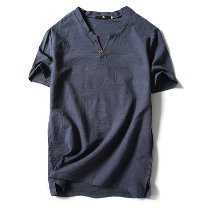 The Harbour Tee — Linen Blend